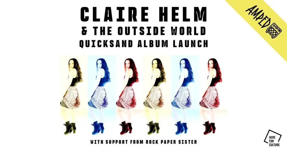 Claire Helm & The Outside World + Rock Paper Sister @ Amped, Huddersfield
