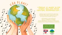 VÅR PLANET- Körkonsert med KUM Central Barn- och Ungdomskörer