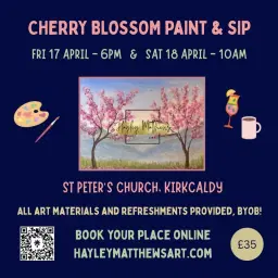 PAINT & SIP - CHERRY BLOSSOM đž