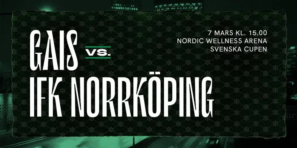 Svenska Cupen: GAIS - IFK Norrköping