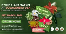 Ecuagenera will participate in D'vine Plant Market "Orchid & Aroid"