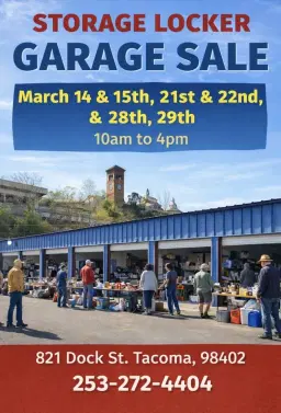 Storage Locker Garage Sale