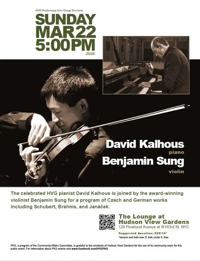 HVG Lounge: Violin-Piano Recital