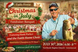 Faith Home Christmas in July