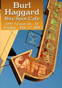 Burl Haggard at Rite Spot - Friday February 27