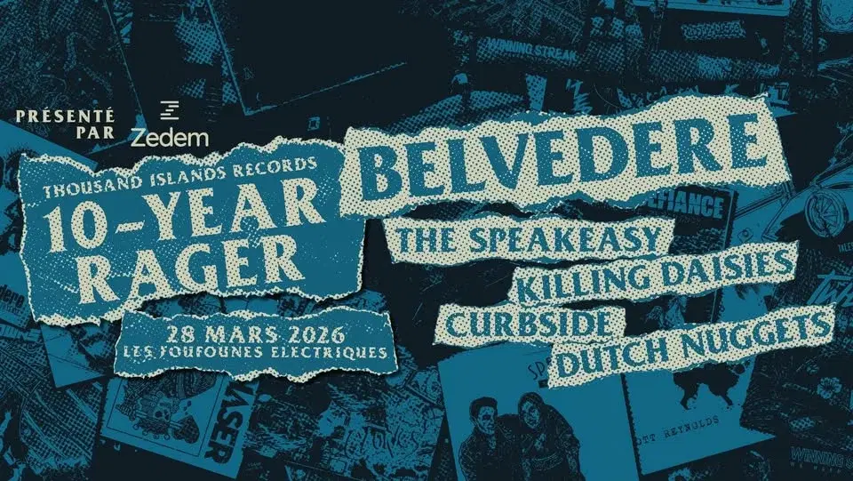 Thousand Islands Records 10-Year Rager @ Foufounes Électriques