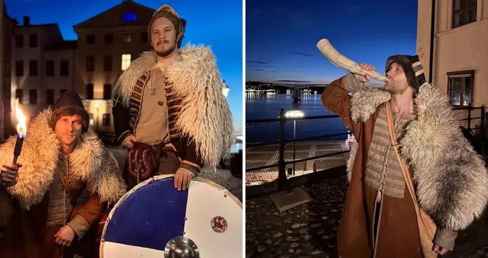 Vikingatur med skådespel