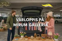 Vårloppis på Mirum Galleria