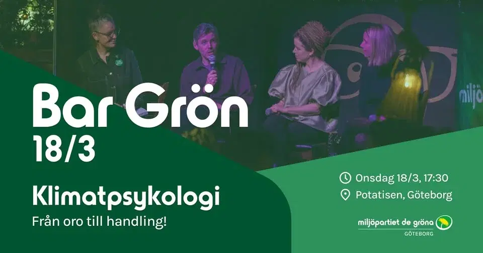 Bar Grön: Klimatpsykologi - från oro till handling!