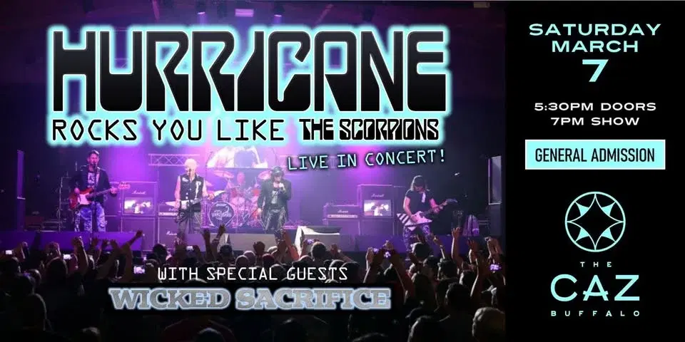 HURRICANE - Tribute To The Scorpions at The Caz - Buffalo NY