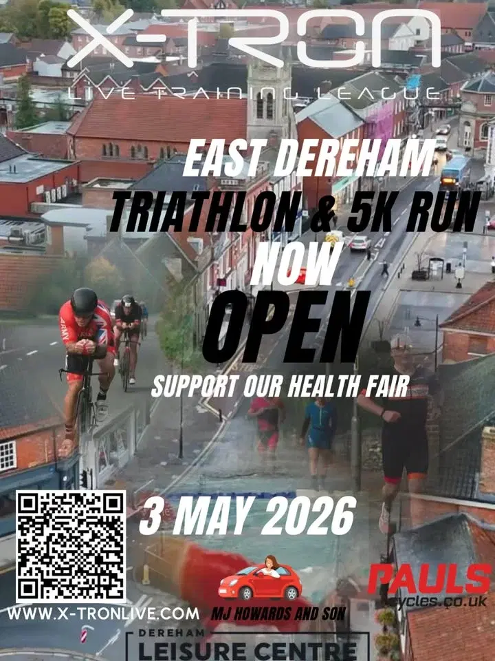 Dereham Triathlon and 5k run (beginner friendly)