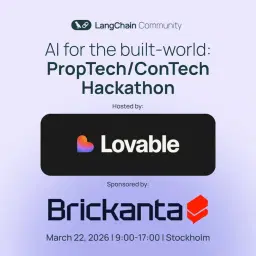STOCKHOLM: Lovable x LangChain: AI for the built-world, PropTech Hackathon