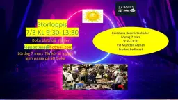 Storloppis Eskilstuna Badmintonhallen