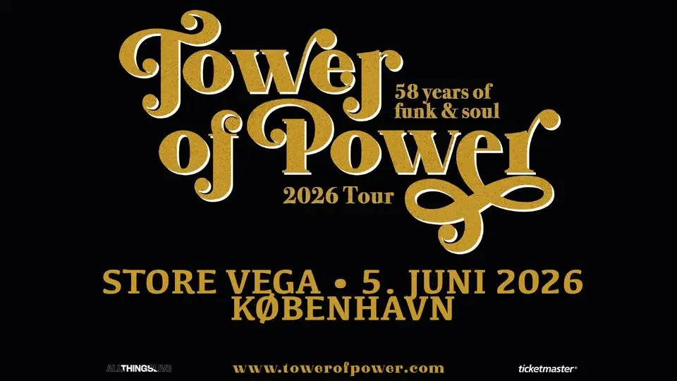Tower of Power - fredag 5. juni - VEGA