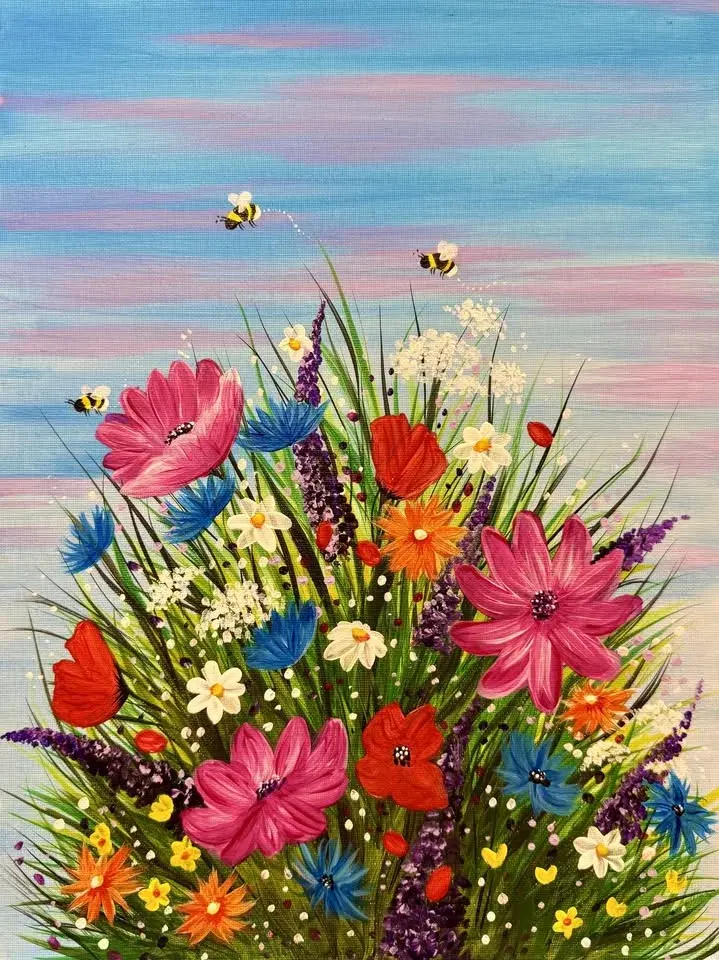 Norfolk Paint Parties "Busy as a Bee"