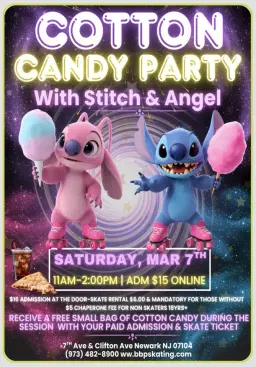 Cotton Candy with Stitch and Angel