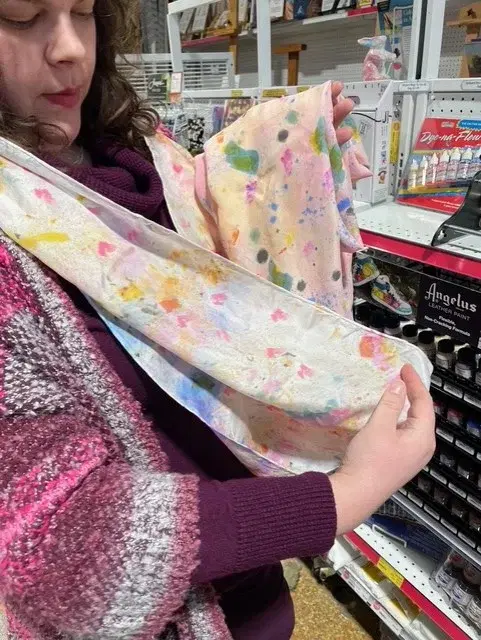 Wearable Art: Painting on Fabric Demo with Mary Kaiser