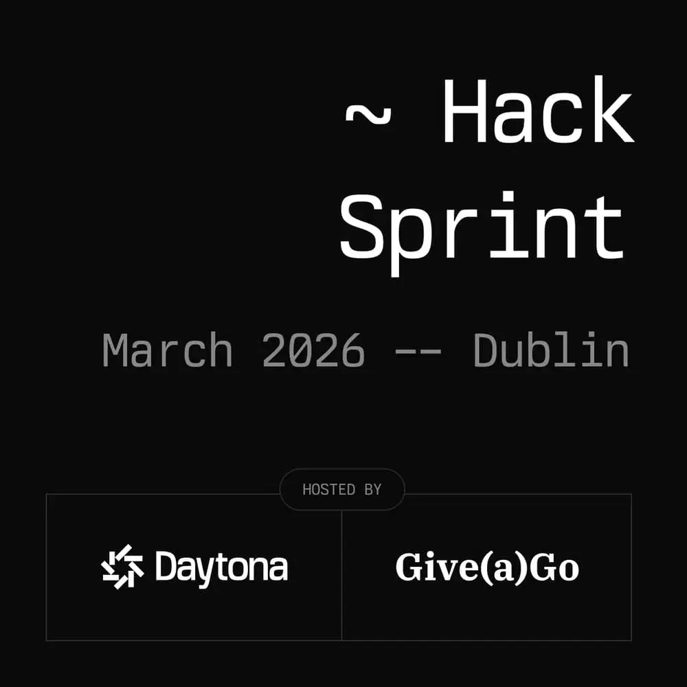 Daytona & Give(a)Go HackSprint - Dublin, March 2026
