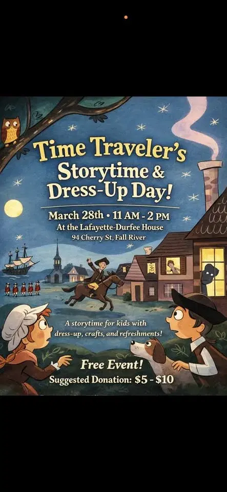Time Traveler’s Story Time and Dress Up Day!