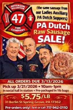 PA Dutch Raw Sausage Sale (links)