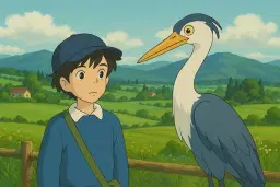 Ghibli classics: The Boy and The Heron by candlelight