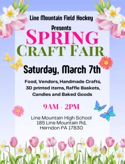 Line Mountain Field Hockey Spring Craft Fair