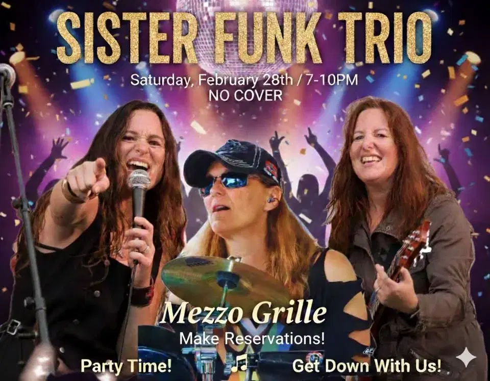 Sister Funk Trio Returns to Mezzo Grille