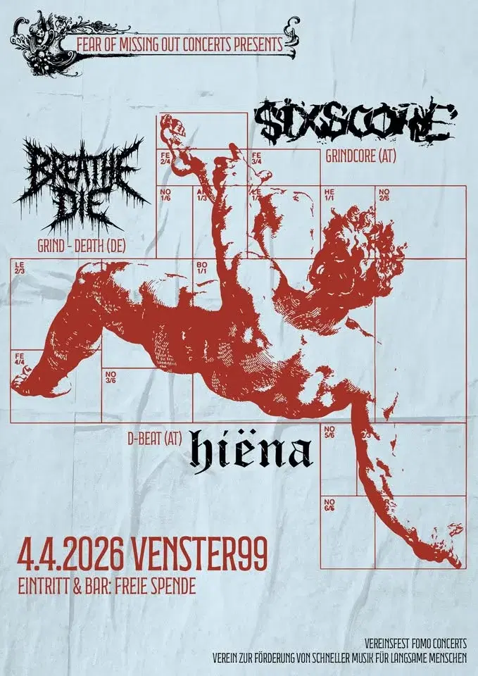 SIXSCORE | BREATHE//DIE | HIËNA