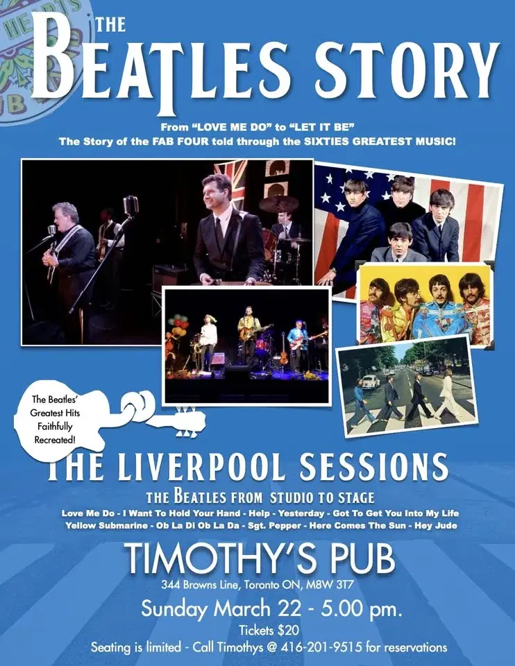 Beatles Story @ Timothy's!