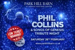 Phil Collins & songs of Genesis tribute night at Park Hill Barn Barrowford