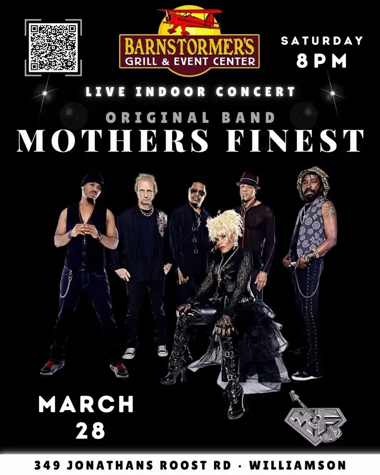 ⭐️Barnstormer’s Grill Presents MOTHERS FINEST! ⭐️National Act⭐️