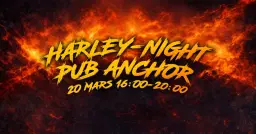Harley-Night at Pub Anchor