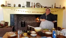 🔥 18th Century Hearth Cooking Demonstration at the Lafayette‑Durfee House