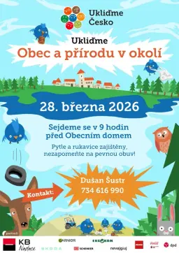 Ukliďme Česko - ukliďme obec a přírodu v okolí