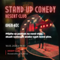 Stand-up OPEN MIC v Desert Club