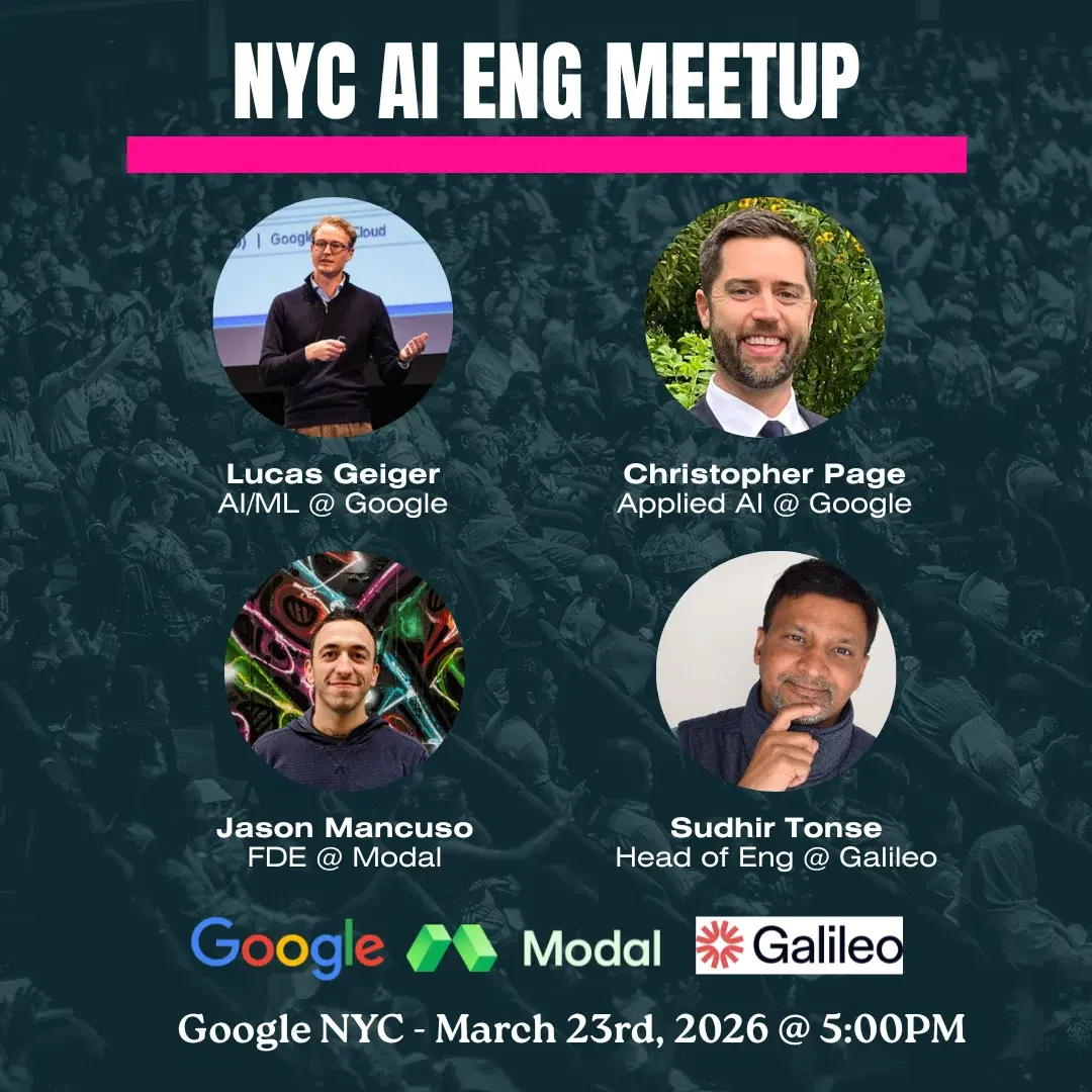 NYC AI Engineer Meetup Google NYC