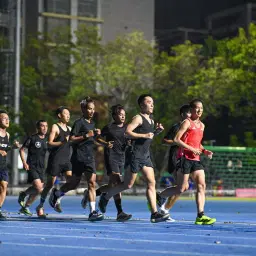 Running Training at UTK Stadium