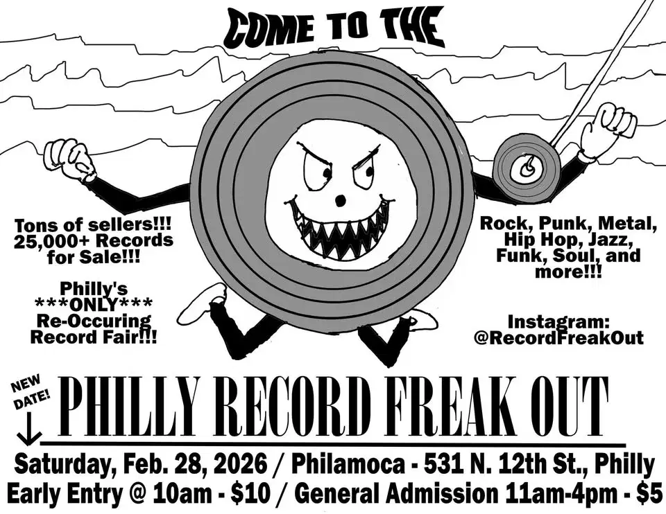 Philly Record Freak Out at Philamoca!!! 25,000+ LPs for sale!!!