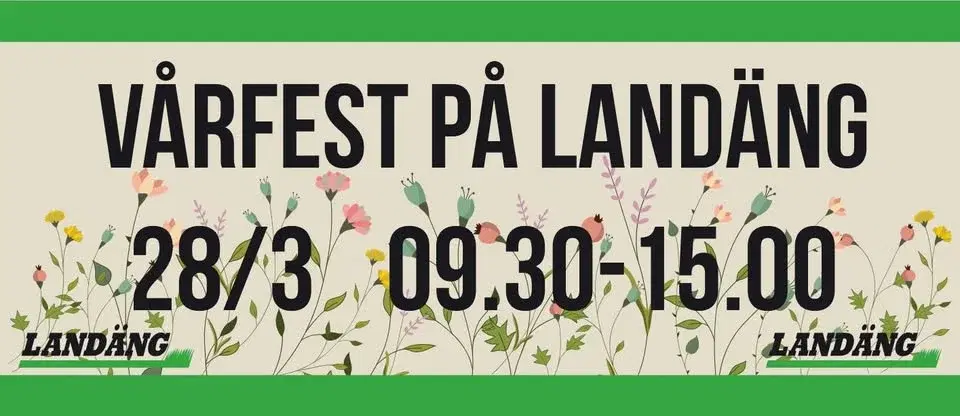 VÅRFEST PÅ LANDÄNG!