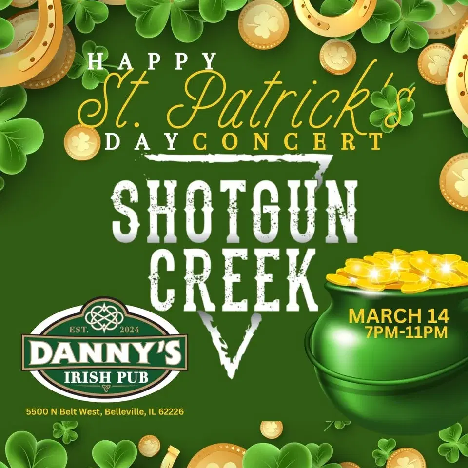 Shotgun Creek at St. Patrick's Day Party - Danny's Irish Pub 7PM