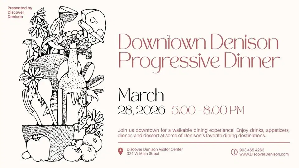 Downtown Denison Progressive Dinner