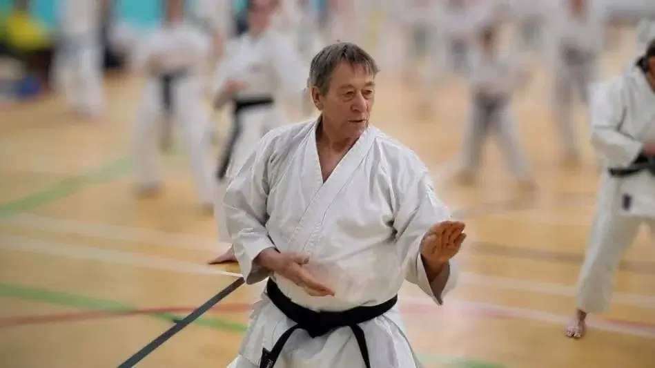 Training & kyu grading with Sensei Georges Dussart