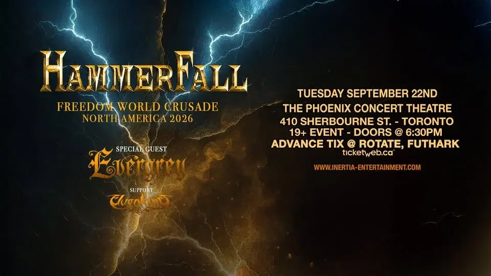 Hammerfall - Freedom World Crusade 2026