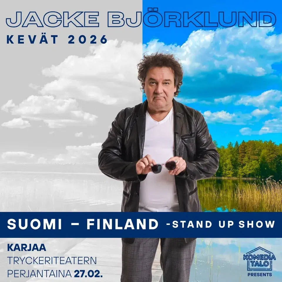 Jacke Björklund: Suomi - Finland -stand up show / Karjaa
