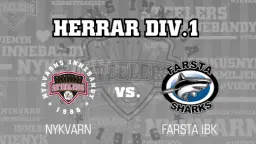 HERR H1 - Nykvarn vs. Farsta IBK