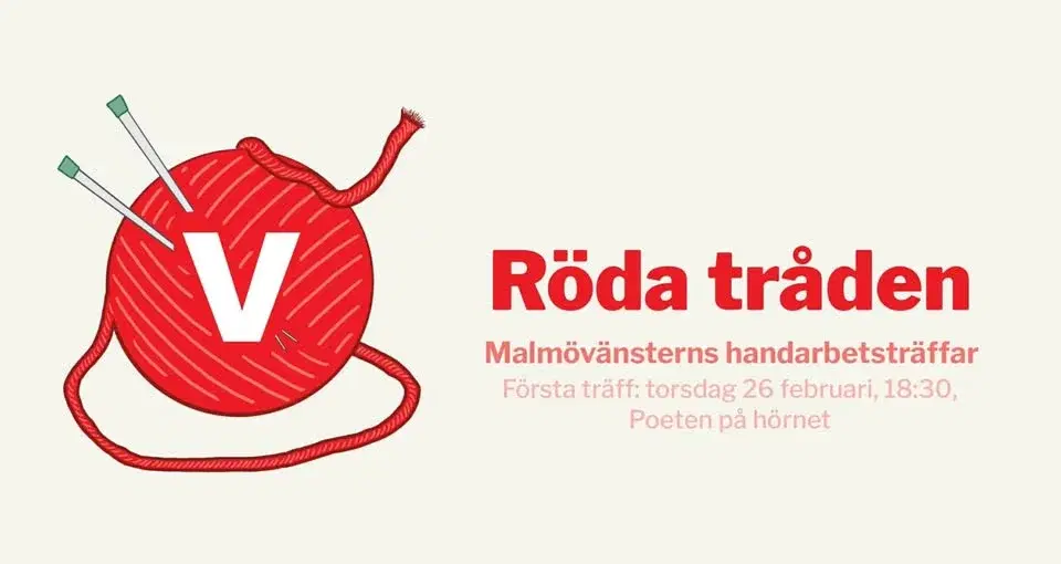 Röda tråden – Handarbete med hjärtat till vänster!