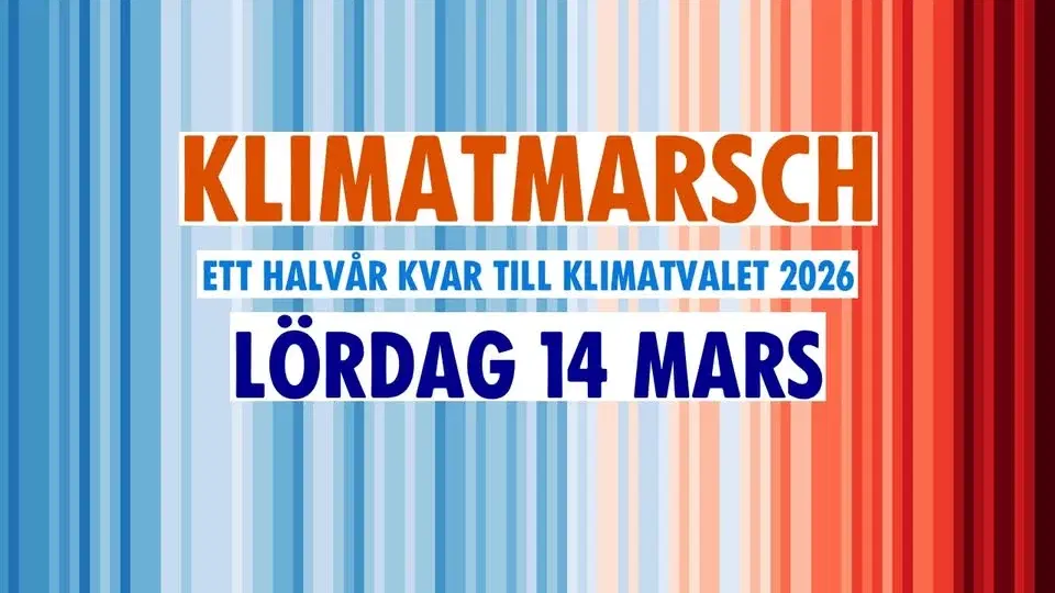 GBG Klimatmarsch! Ett halvår kvar till klimatvalet 2026