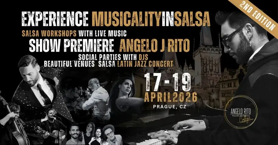Experience MUSICALITY IN SALSA with ANGELO J RITO | Prague 2026