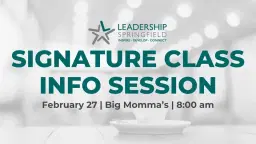 Signature Class Info Session at Big Momma's Coffee