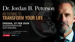 Dr. Jordan B. Peterson – An Evening to Transform Your Life | Gothenburg